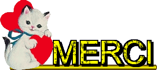 gif animé merci chat